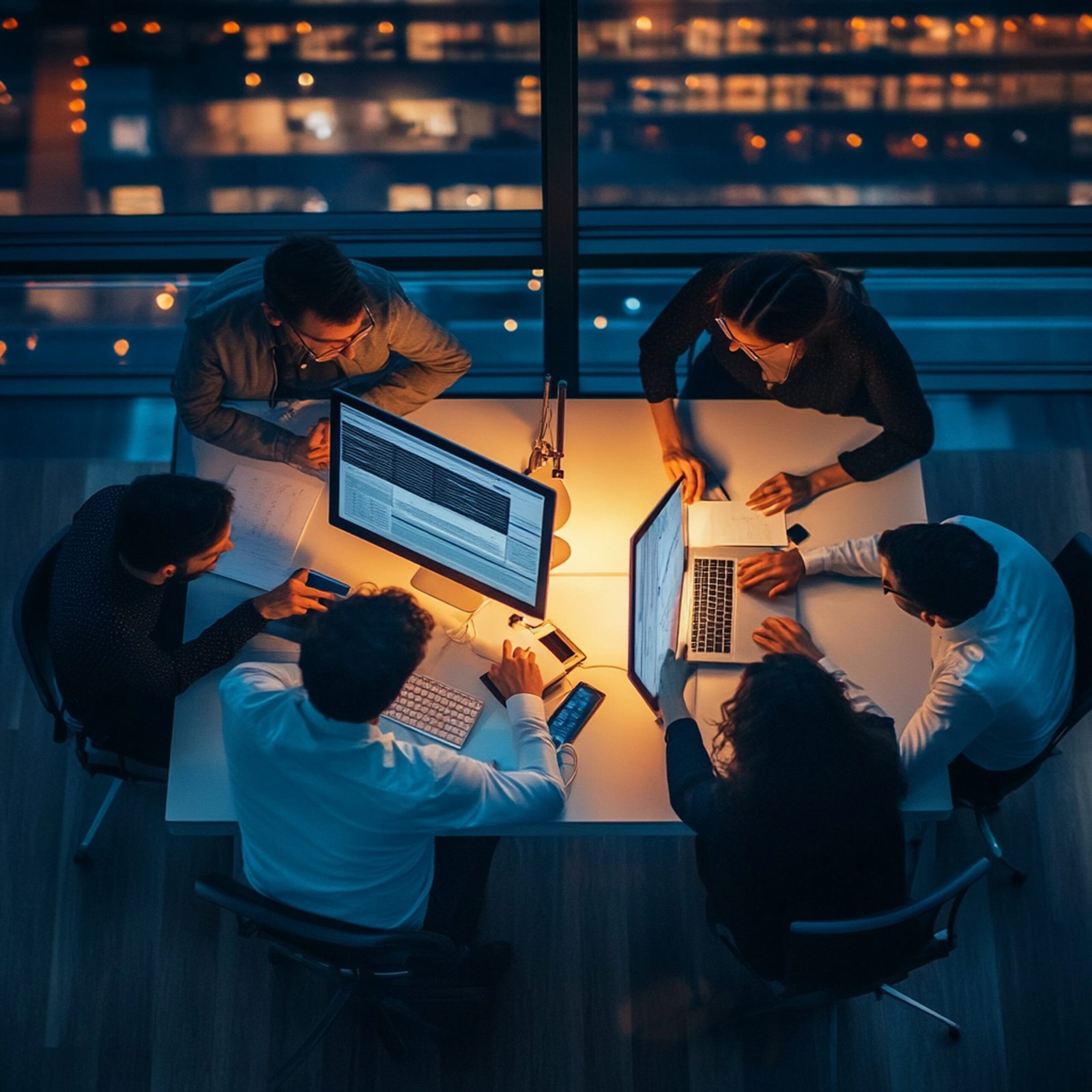 Click Connect Media team working on solutions