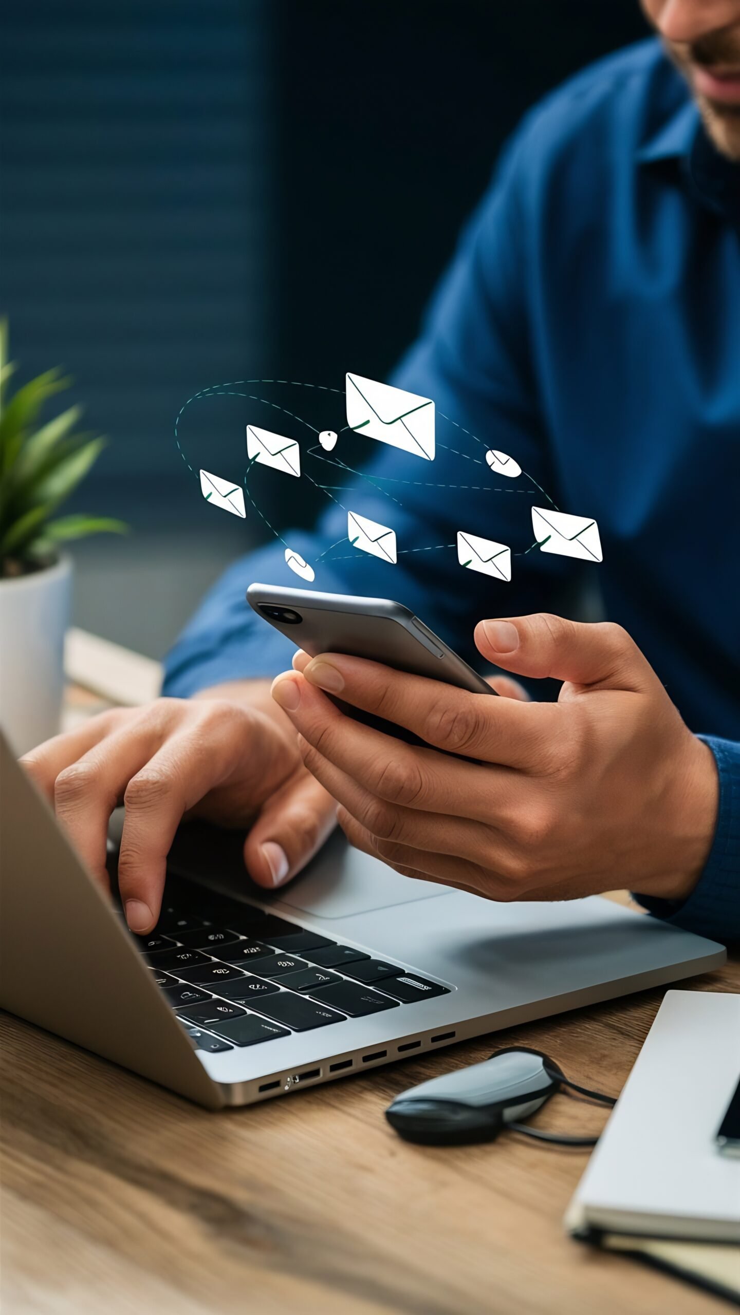 Business messaging on phone